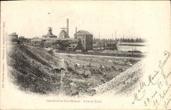 CPA Mine Mines Houilleres de St Etienne Puits du Treuil Chevaux