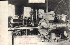 CPA Mine Mines Au Pays Noir Machine d'extraction