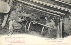 Postal Mina Minas Mineros el bavage mecánico