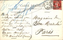 CPA Fantaisie Paysage (dessin a la main) 