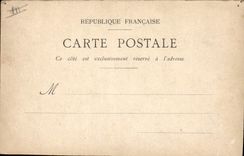 CPA Fantaisie Chateau (dessin a la main) 