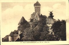 Vintage Postcard Castle High Koenigsbourg