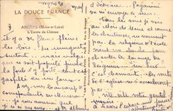 CPA Angers L'entree du Chateau 