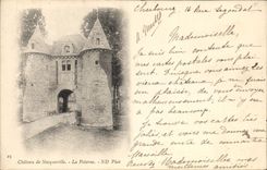 Vintage Postcard Castle of Nacqueville the postern