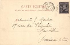 Vintage Postcard Castle of Nacqueville the postern