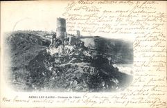 Vintage Postcard Castle of the Neris Bear Baths