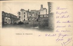 Vintage Postcard Castle of Chazeron