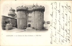 Vintage Postcard Castle of the Dukes of Alencon Alencon