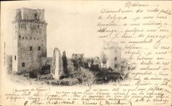 Vintage Postcard Castle turns of Elven