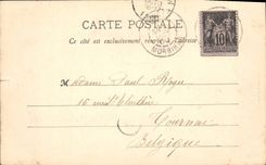 Vintage Postcard Castle turns of Elven