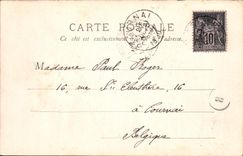 CPA Chateau Provins Tour de Cesar Beffroi de Saint Quiriace