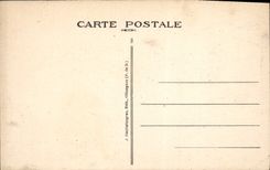 Vintage Postcard Castle of Murols Main door of the Castle with escutcheon bearing the arms of Murols and of Estaings