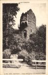 Vintage Postcard Castle Auvergne Royat Bargoin Park the old woman tower