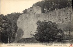 CPA Chateau Gisors Tour du diable