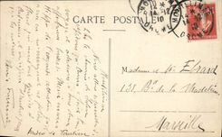 Vintage Postcard Grignan Entered of the Castle