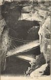 Vintage Postcard Grottes Constantine Rhummerl Escalier leading has the cave