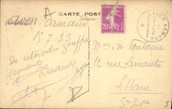 Vintage Postcard Caves Swallow-hole Armand Groupe giant stalagmites