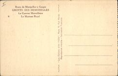 CPA Grottes Grotte des Demoiselles La caverne merveilleuse Le manteau royal Route de Montpellier a Ganges