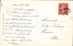 CPA Fantaisie Pere Noel Le jouet reve Avion Aviation