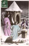 Vintage Postcard Fantasy Children Christmas