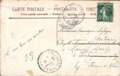 CPA Fantaisie Pere Noel 