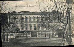 Vintage Postcard Corsica Law courts Bastia Corsica