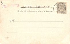 Vintage Postcard Law courts the White G of Verneix