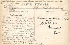 Vintage Postcard Law courts Besancon Old Parliament of Frank Count