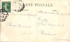 Vintage Postcard Law courts Bazas