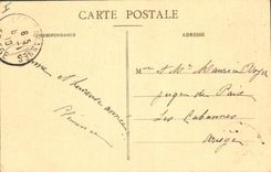 Vintage Postcard Law courts Besancon Frontage on the Street Hugues Sambin