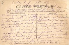 CPA Bateau de Guerre Belier Torpilleur d'escadre Radioleine