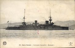 Vintage Postcard Warship Armours Bouvet squadron