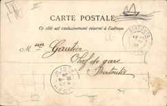 CPA Bateau de Guerre Alger Le Cuirasse Bouvet 