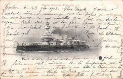 CPA Bateau de Guerre Brennus