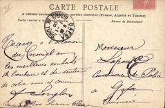 CPA Bateau de Guerre Bouvet Cuirasse a tourelles