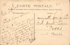 Vintage Postcard Warship Brennus Armours with the tests