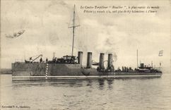 CPA Bateau de Guerre Le contre torpilleur Bouclier 