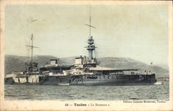 CPA Bateau de Guerre Toulon Le Brennus 