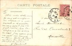 CPA Bateau de Guerre Toulon Le Brennus 