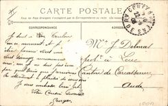 Vintage Postcard Warship Armours Brennus during its speed trials