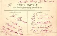 CPA Bateau de Guerre Le Bouvines Cuirasse d'escadre 