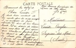 CPA Bateau de Guerre Brennus Cuirasse 