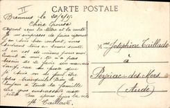 CPA Bateau de Guerre Brennus Cuirasse 