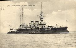 Vintage Postcard Warship Bouvines Armours Guard Dimensions