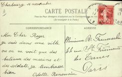 CPA Bateau de Guerre Le Bouvines Cuirasse Garde Cotes