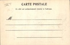 Vintage Postcard Boulogne Prefecture on Sea Garden of under prefecture and bust of Henri II