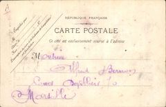 Vintage Postcard Brignoles Under Prefecture Old castle St louis