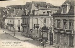 Vintage Postcard Prefecture the Military Circle the Belfort castle