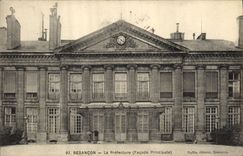 Vintage Postcard Prefecture Besancon principal Frontage