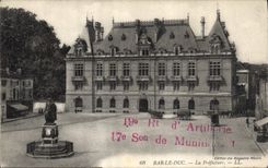 CPA Prefecture Bar le Duc Cachet 19eme regiment d'artillerie Militaria 17eme section de mitrailleurs